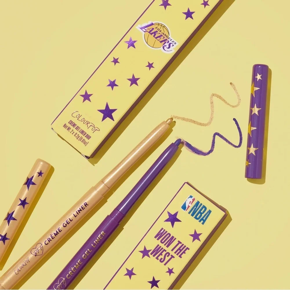 ColourPop Los Angeles Lakers Fade Away Creme Gel Liner